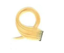 60cm long gradient curly hair wig patch extension in mixed silk material showing vibrant colour options