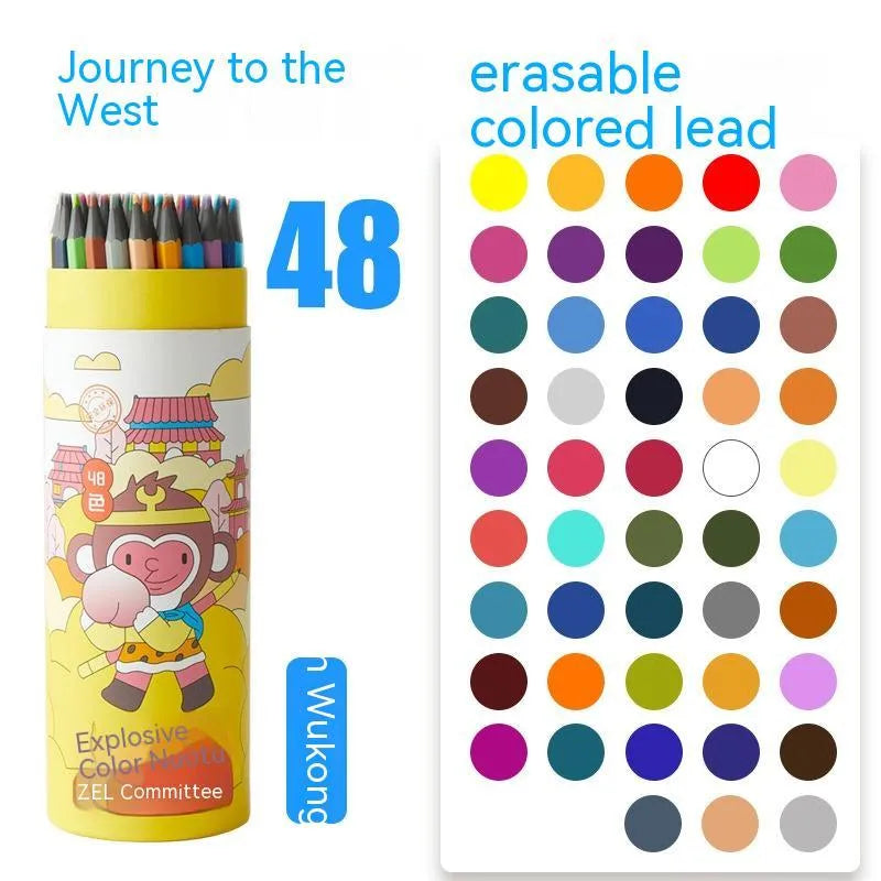Zhenglin Sports triangular colour pencils in a set of 24 or 36 colours for children's art.