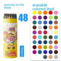 Zhenglin Sports triangular colour pencils in a set of 24 or 36 colours for children's art.