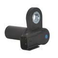 Black Ford crankshaft position sensor model 1F1Z6B288AA with electrical connectors