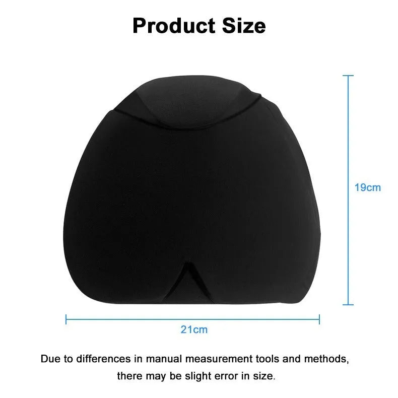 Simple solid colour cold compress cap with fully enclosed design for headache relief