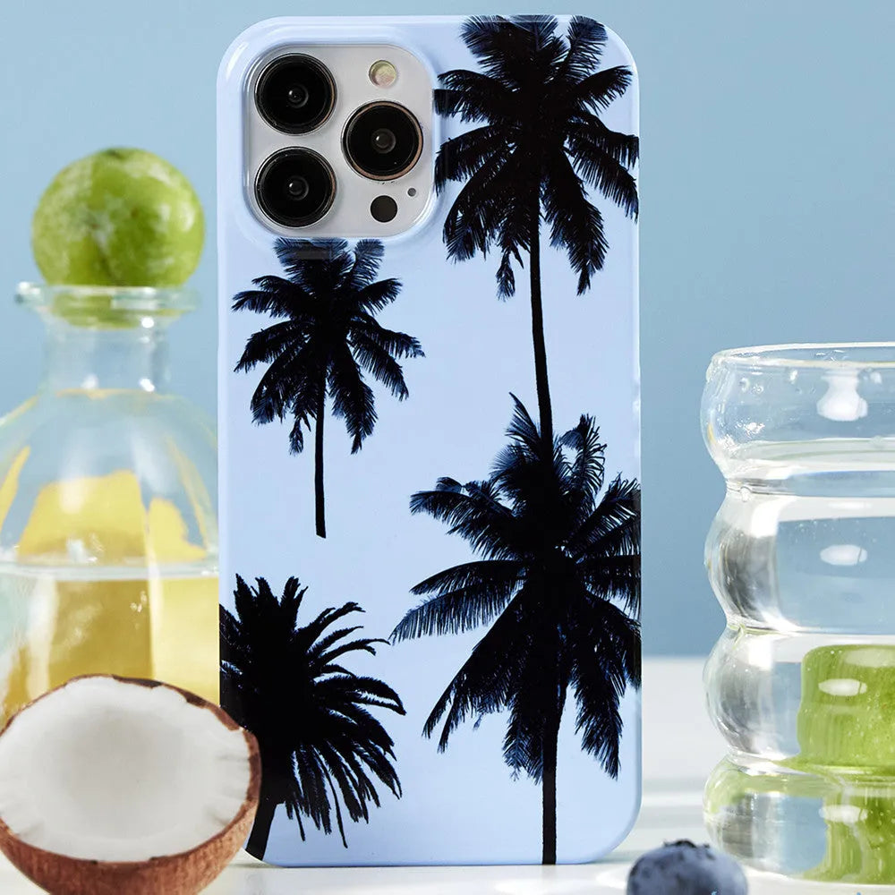 Original Summer Coconut design TPU protective case for iPhone, shown alongside a bracket combination option.