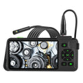 Handheld industrial endoscope with 4.5-inch screen for automotive and pipeline inspection