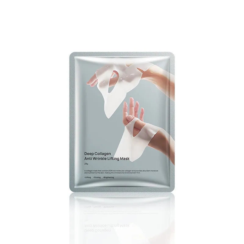 Single piece 28ml collagen anti-wrinkle moisturising sheet facial mask