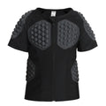 Children's anti-collision basketball bodysuit and cycling clothing set in black, pink, purple, and yellow, sizes YS to YXL.