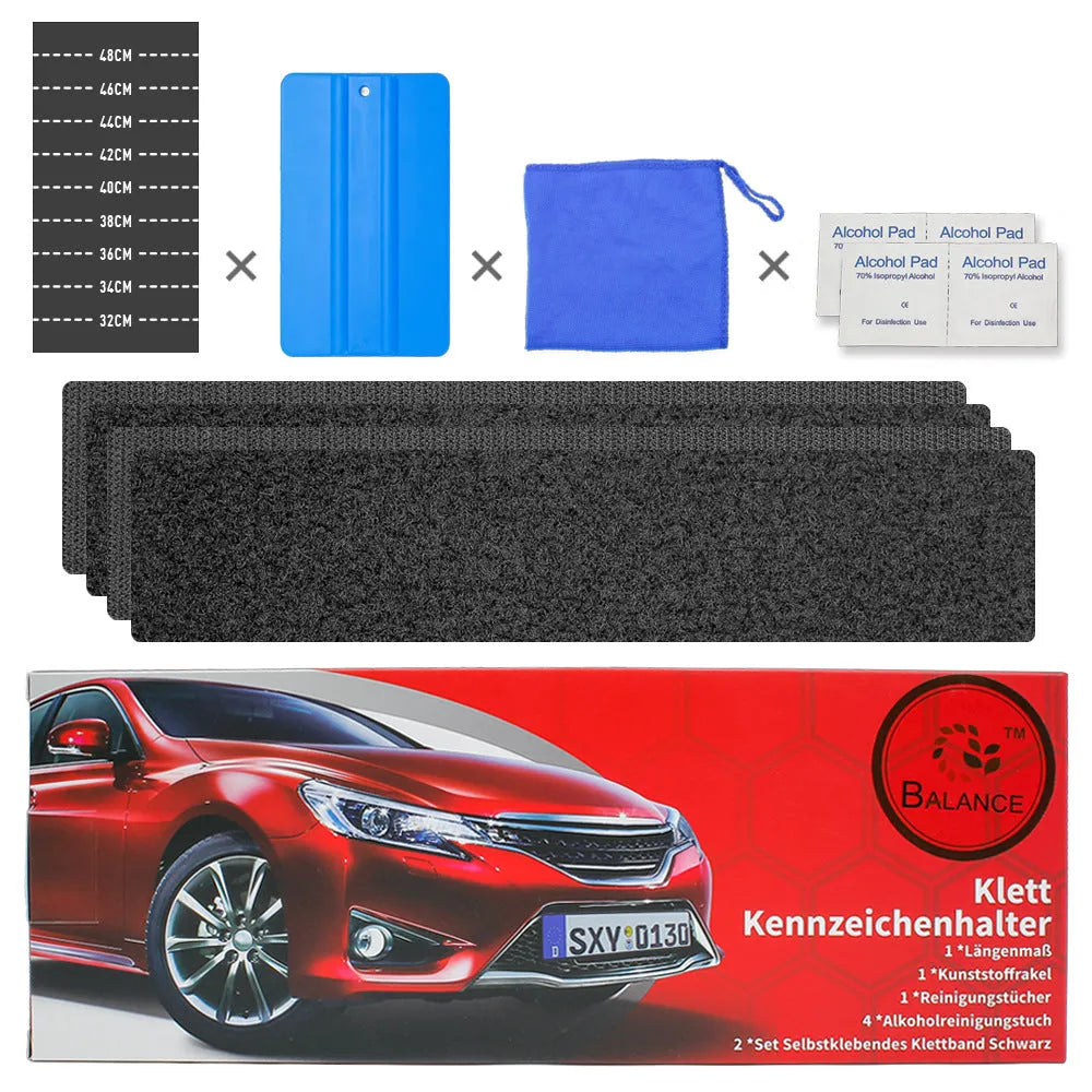 Double-sided self-adhesive tape roll for mounting car and motorcycle licence plates