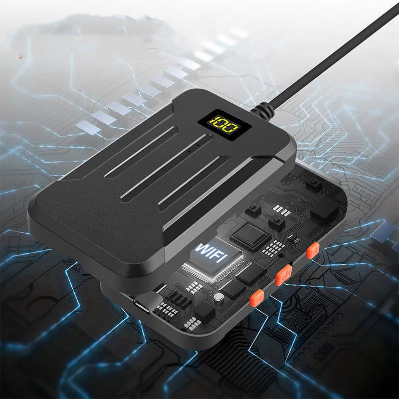 F300 wireless dual lens endoscope with 5.5mm and 8mm waterproof probes for inspection work