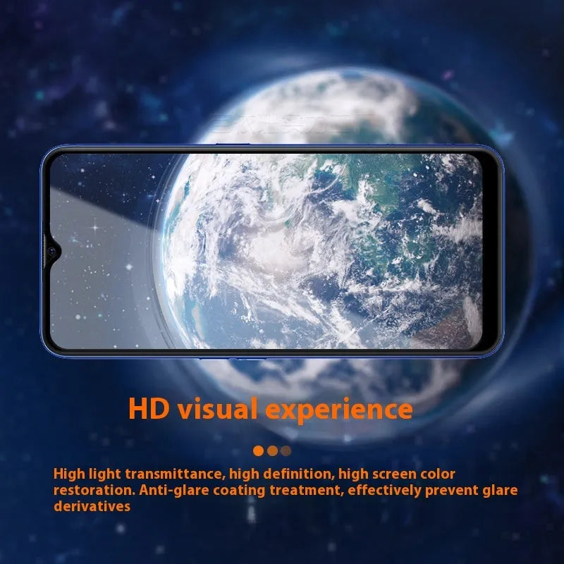 OPPO A9 2020 full screen tempered glass protector with anti-fingerprint coating and full glue application