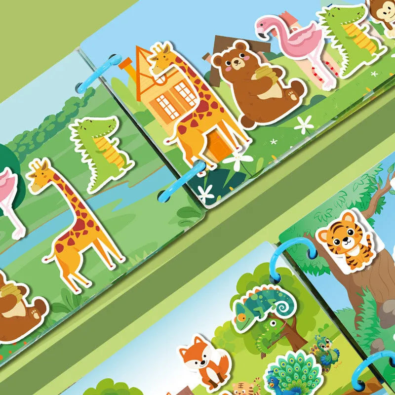 Paper early education educational toy book for children aged 3-6 with CPC and CE certification