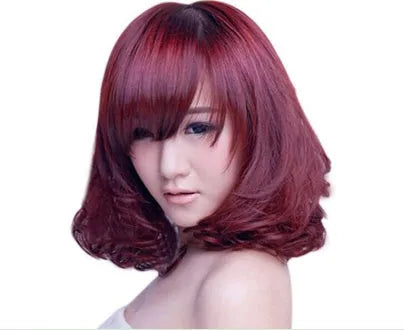 Plant aromatic hair colour cream tubes in chestnut brown, dark brown, and wine red shades