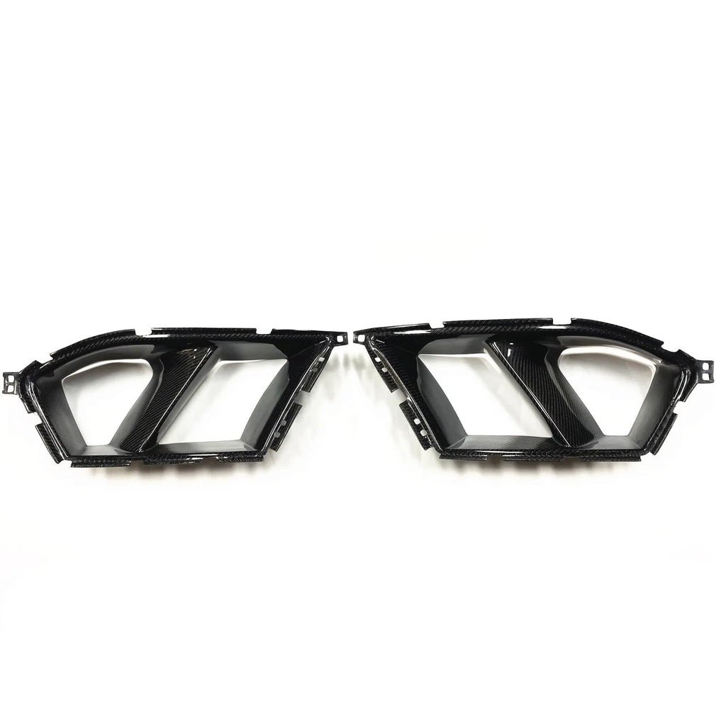 Black dry carbon fibre front bumper grille for BMW M3 M4 G80 G82 models