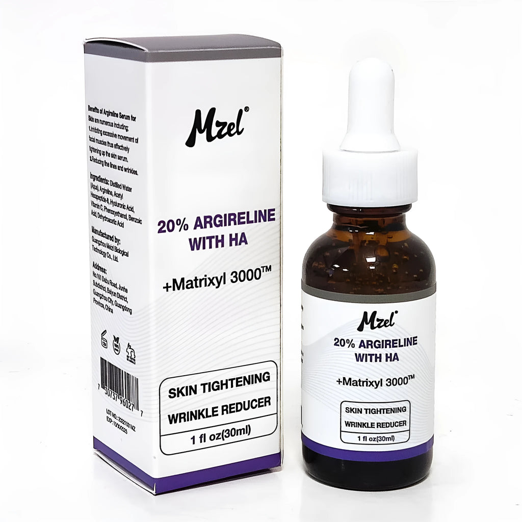 Six-peptide firming anti-wrinkle moisturising liquid in 30ml dropper bottle for all skin types