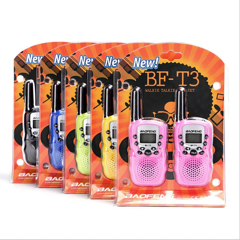 Child walkie talkie set in multiple colours with 22 channel capability