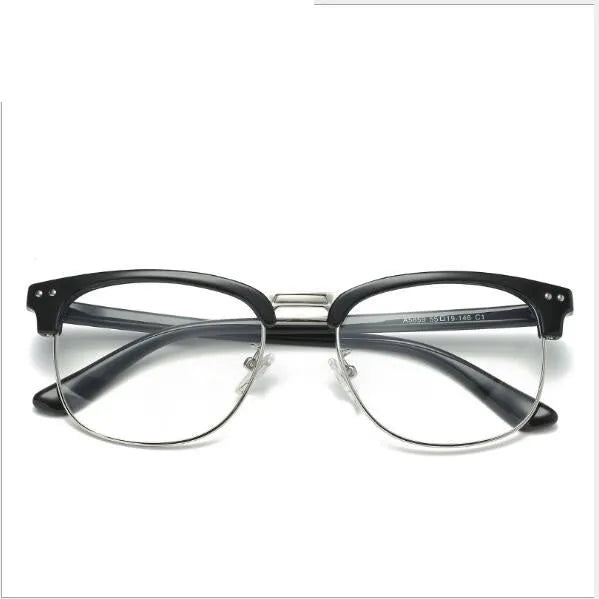 TR90 anti-blue light glasses full frame unisex vintage in bright black, sand black, dark brown, tea floral, or black floral.