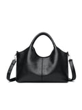 Genuine leather women's cross-body bag with large capacity in seven colour options