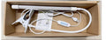 Black or white USB-powered LED desk lamp with 26cm length for student study.