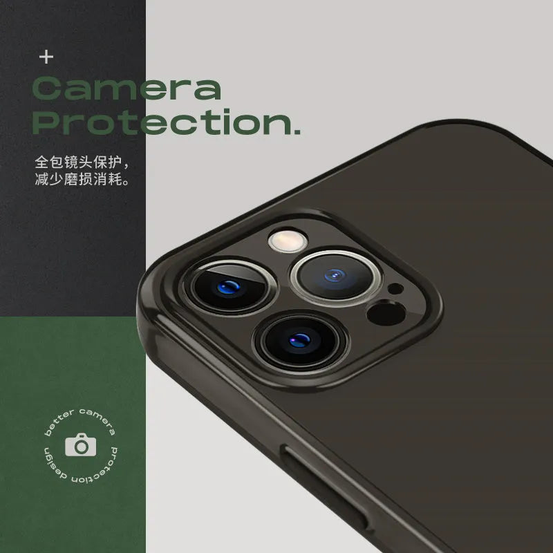 Niche Trendy Brand black soft TPU protective case for Apple iPhone models X through 13 Pro Max.