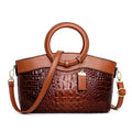 A casual fabric handbag for women in a choice of colours, showing zipper closure and internal phone pocket.