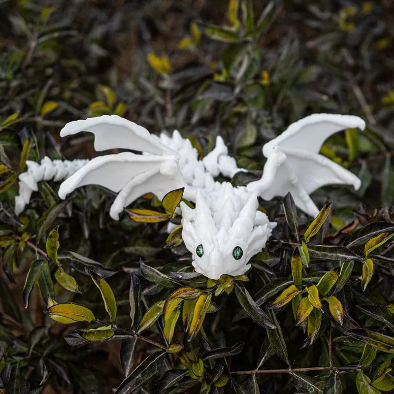 3D printed dragon wing decoration in PLA plastic measuring 25×16×3cm