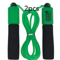 Adjustable 3 metre skipping rope with multi-material construction in various colour options