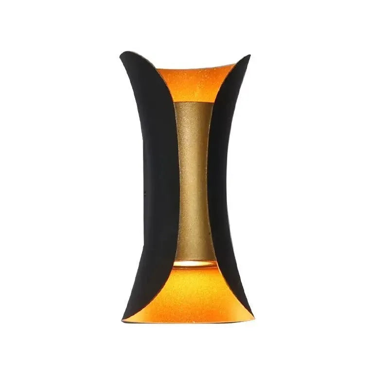 Outdoor waterproof wall lamp with aluminium shell for corridor and stair lighting