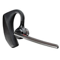 Black stereo Bluetooth sports headphones with battery display and USB charging style