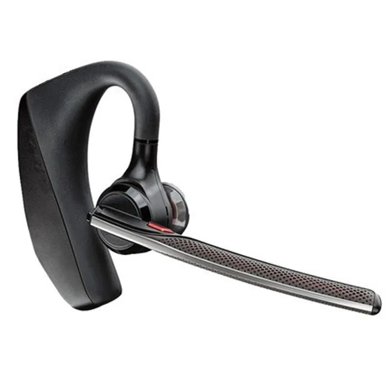 Black stereo Bluetooth sports headphones with battery display and USB charging style