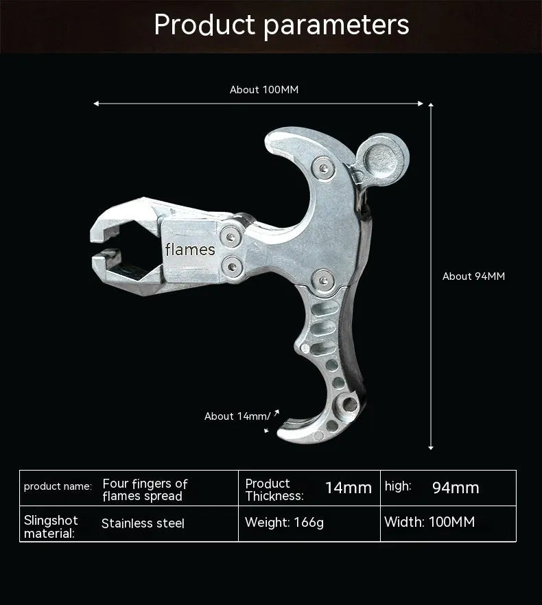 Zinc alloy archery release aid with two-axis adjustment and harpoon clip