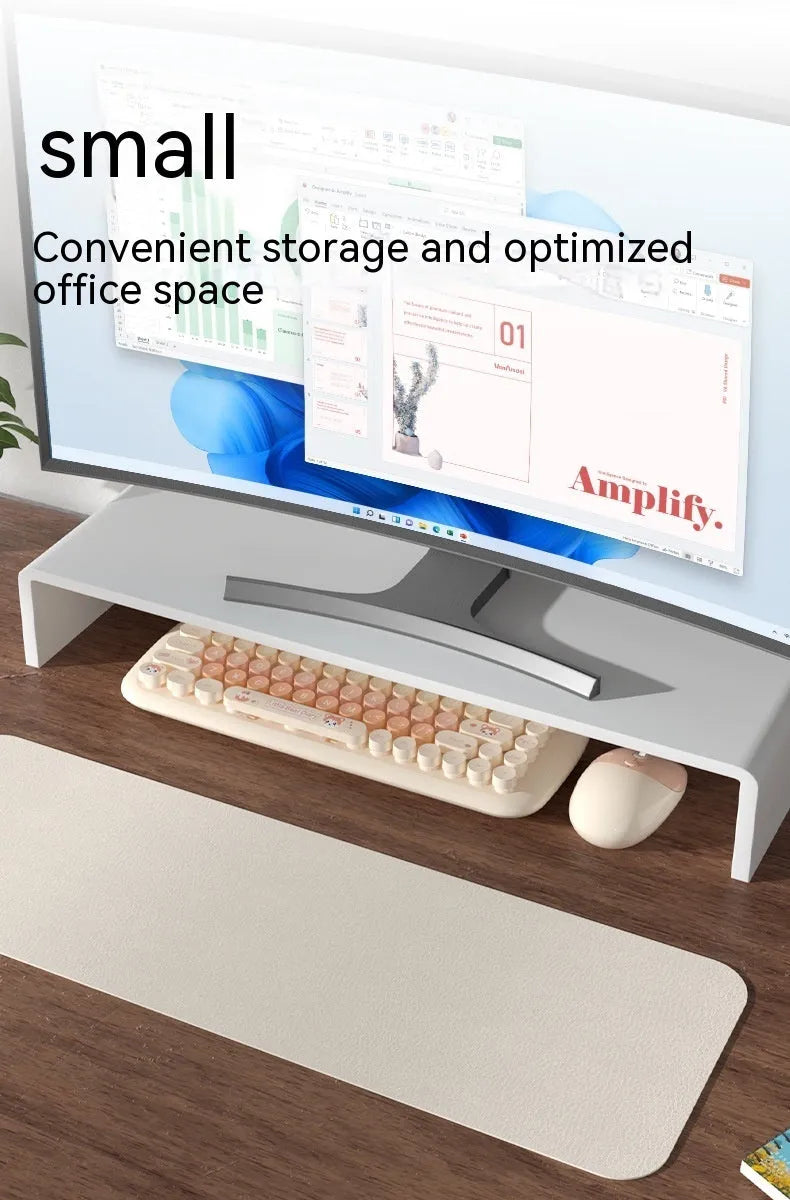 Candy pink wireless keyboard and mouse set with compact design on workspace