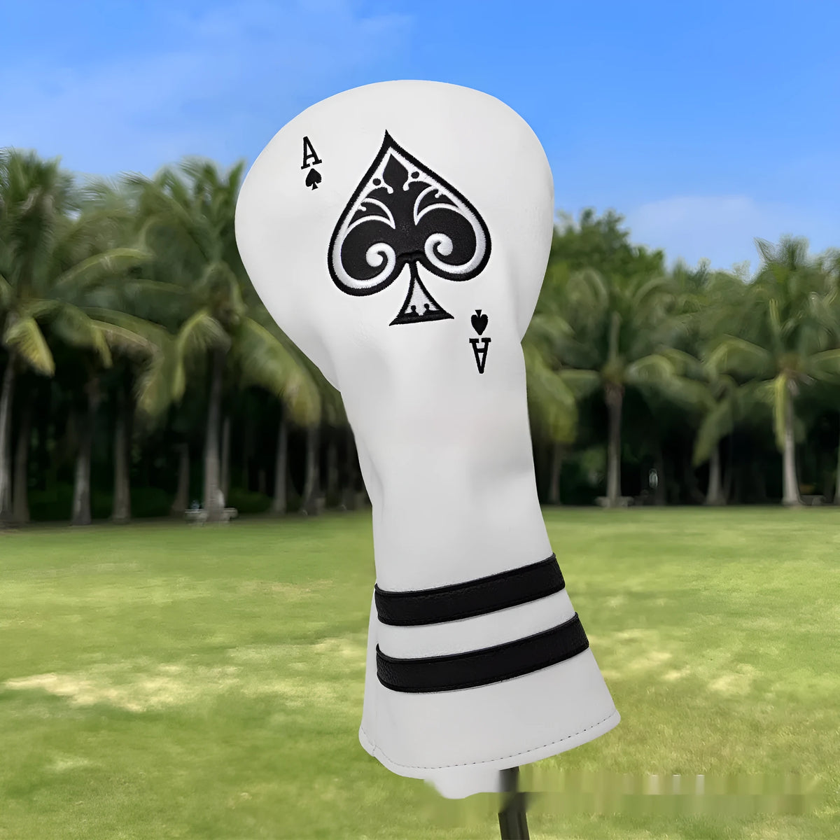 A single PU golf putter sleeve, a protective cover for a putter head and shaft, shown in one of three available colour options.
