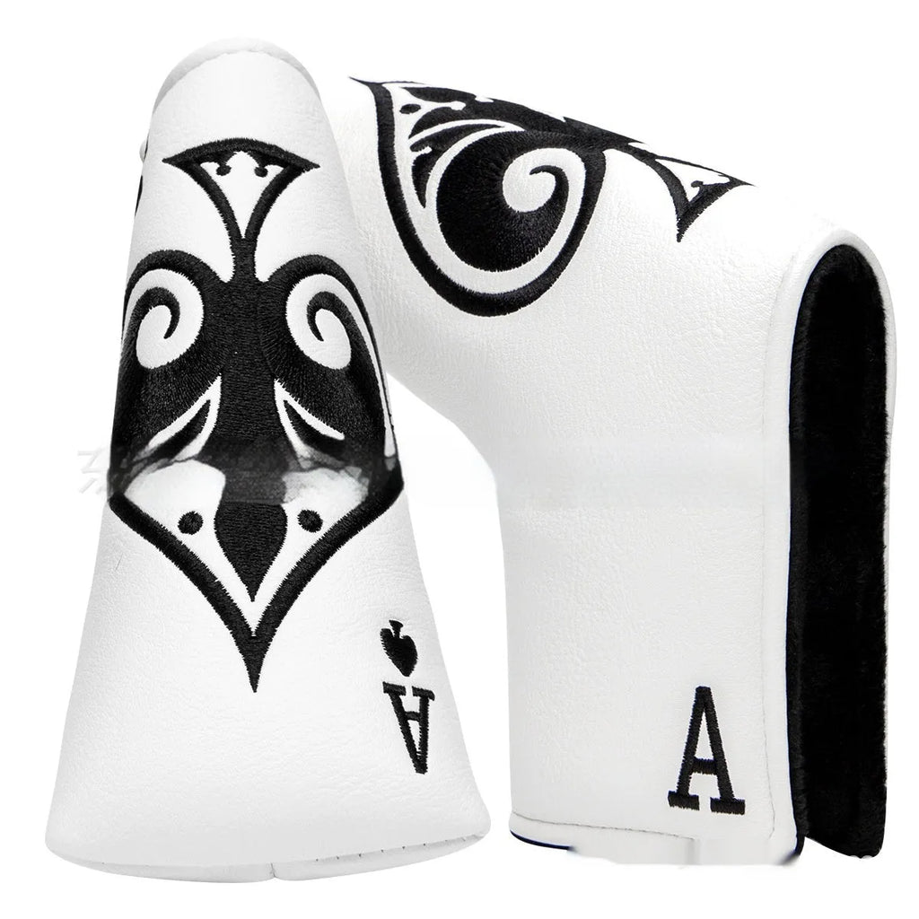 A single PU golf putter sleeve, a protective cover for a putter head and shaft, shown in one of three available colour options.
