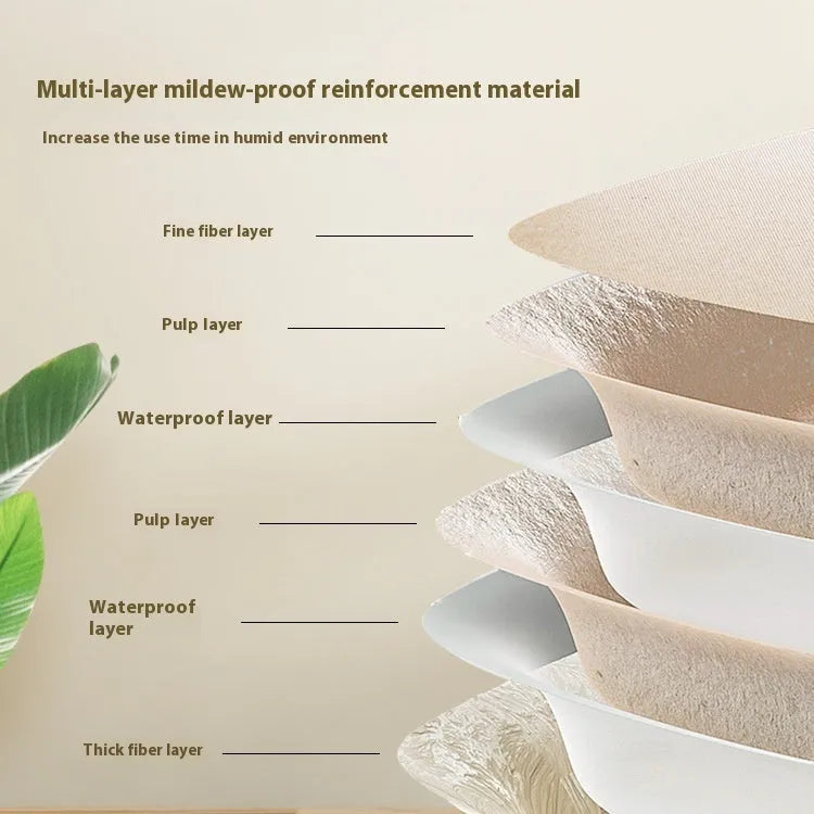 A brown disposable cat litter box showing its three available size options.