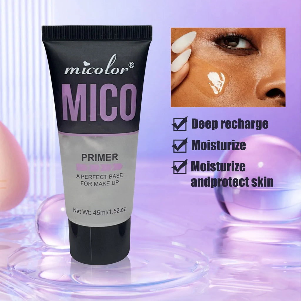 Makeup primer and setting spray two-in-one kit with 45ml and 40ml bottles