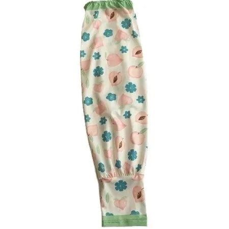 Ice silk printed oversleeves in floral and solid colour patterns providing arm sun protection