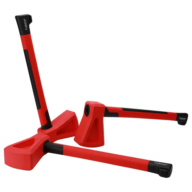 Red plastic fitness axe muscle trainer equipment for home gym strength training