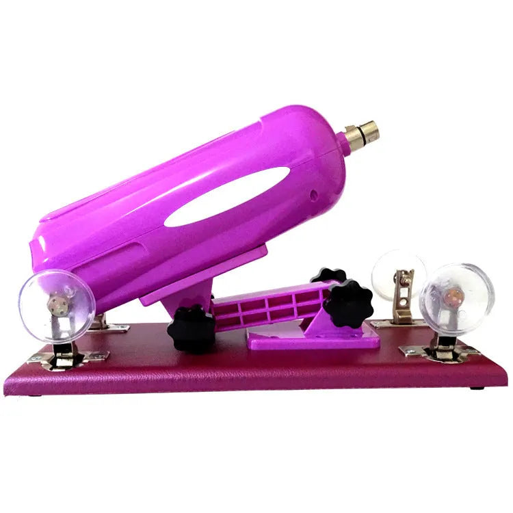 Bobb women's automatic telescopic thrusting sex toy in purple, black or pink colours