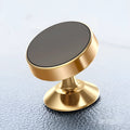 Magnetic car phone holder in aluminum alloy with CD texture available in black gold and silver