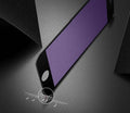 iPhone tempered glass screen protector with 3D carbon fibre soft edge in black and white options