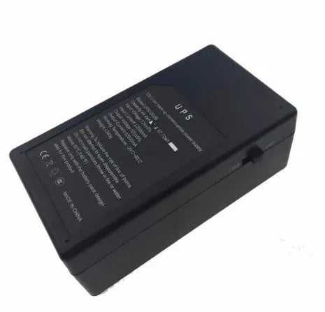 Safurance 12V 1A mini UPS backup battery 14.8W for security cameras and access control, compact black power supply