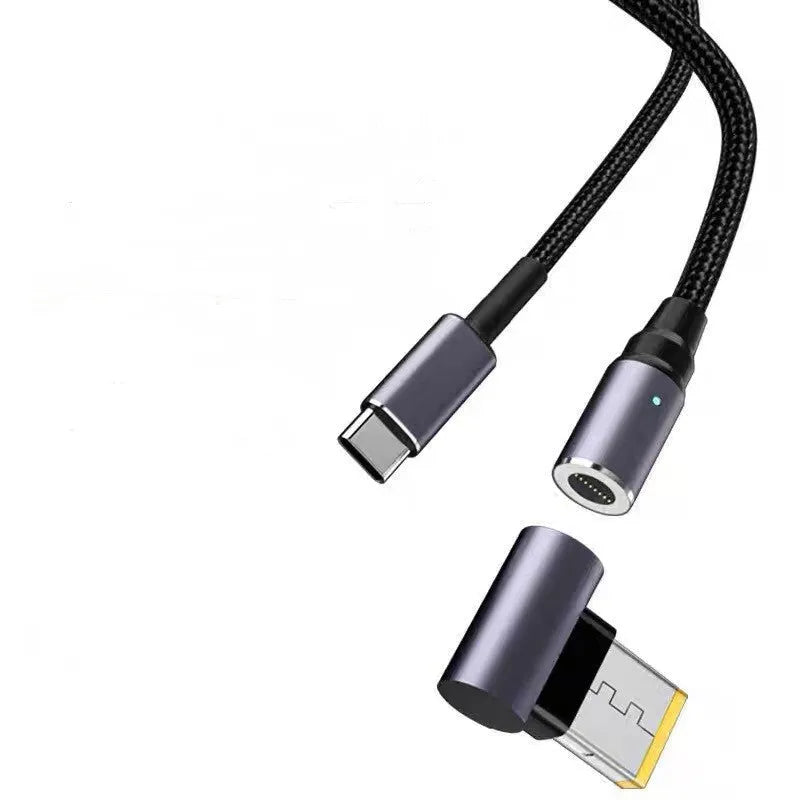 Type-C to square port magnetic charging cable for Lenovo mobile phones with 1.8 metre length