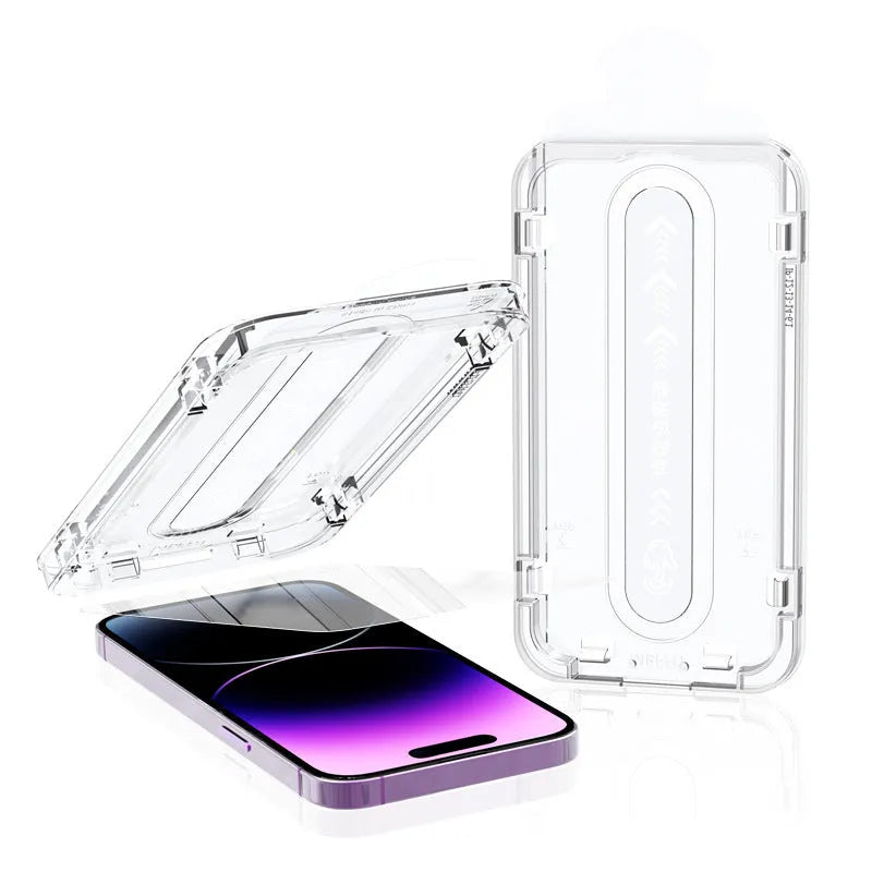 Tempered glass privacy screen film for iPhone 12 13 14 with anti-peeping and anti-fingerprint features