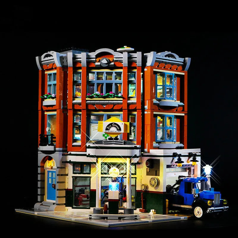 MOC modified LED lighting accessories kit with plastic components in various colours for model building projects.