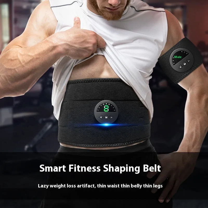 Violent sweat fitness shaping belt with display screen for waist and abdomen workouts