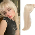 Wig inner buckle hairpiece with clip-in extensions in synthetic high-temperature fibre, showing colour style options.