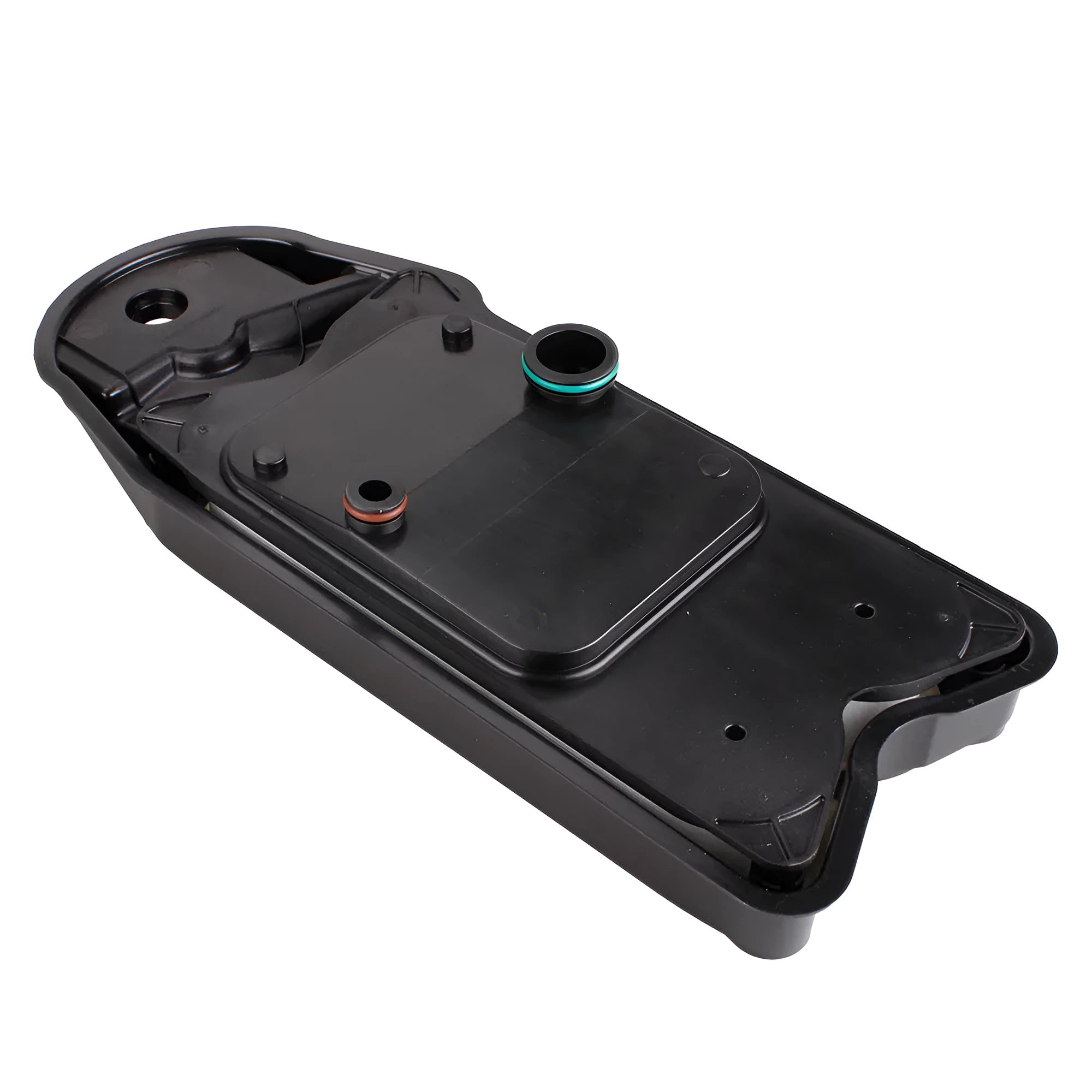 Black crankcase ventilation filter for Ram trucks with 6.7L Cummins diesel engines