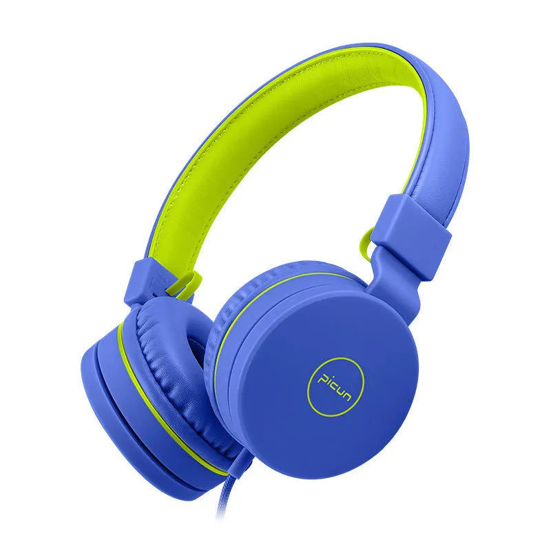 C30 wired computer headset with microphone in mint green colour, showing 3.5mm plug and protein ear cushions.