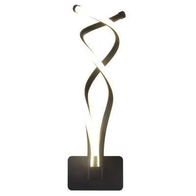 Nordic minimalist LED wall lamp with silicone shade in black, white, wavy, note or rich designs