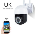 White dome network camera with 3.6mm lens, ABS housing, 1080p resolution, for indoor and outdoor surveillance
