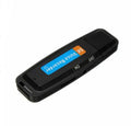 SK-001 black and white USB flash drive with creative gift design showing front and side views.