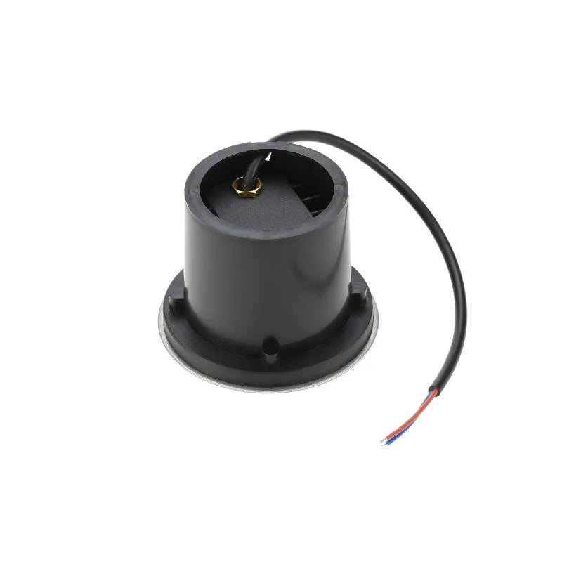 Black round stainless steel LED underground light for outdoor garden installation